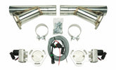Pypes Performance exhaust Exhaust Cutout Kit Dual w/YPipe 2.5in Pair HVE10K