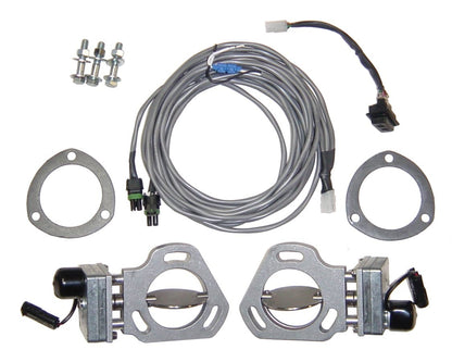 Pypes Dual Electric Exhaust Cutout 3in | Bolt-On Kit | HVE10
