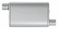 Pypes Performance exhaust Turbo Pro Muffler 3.0in Offset In/Out MVT16