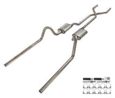 Pypes Performance exhaust 66-71 Ford Fairlane Crossmember Back Exhaust SFF11S