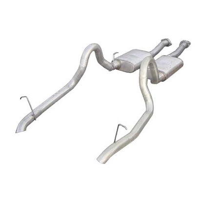 Pypes Violator Cat-Back Exhaust System 2.5" | 1987-1993 Ford Mustang GT 5.0L | SFM10V