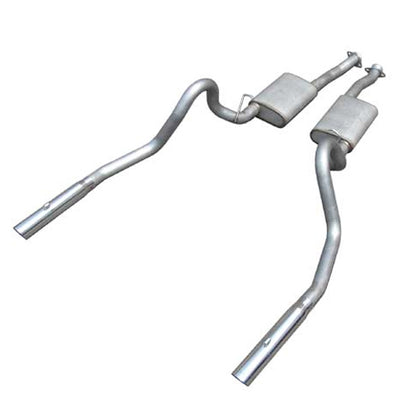 Pypes Violator Cat-Back Exhaust System 2.5" w/ 3" Tips | 1979-1997 Mustang LX & GT | SFM16V