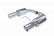 Pypes Performance exhaust 24-   Mustang Touring Axleback Exhaust Chrome SFM92MS