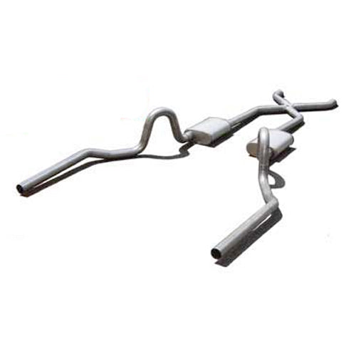 Pypes Street Pro Header-Back Exhaust System with X-Pipe | 1964-72 GM A-Body 2.5 in | SGA10S
