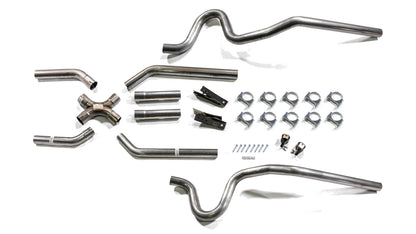Pypes No-Muffler Header-Back Exhaust System | 1964-72 GM A-Body 2.5 in | SGA10
