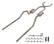 Pypes Performance exhaust 65-70 Chevy B-Body X-Pip Crossmember Back Exhaust SGB15S