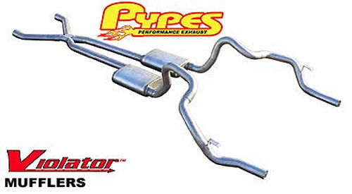 Pypes Performance exhaust 70-81 Camaro Crossmember Back Exhaust Kit 2.5in SGF11V