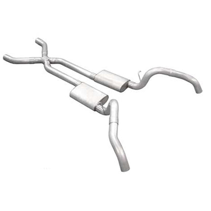 Pypes Street Pro X-Pipe Header-Back Exhaust System 2.5in | 1967-69 Chevrolet Camaro | SGF60S