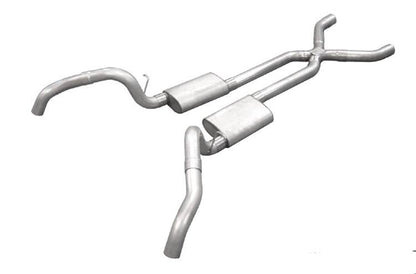 Pypes Turbo Pro X-Pipe Header-Back Exhaust System 2.5in | 1967-69 Camaro & Firebird | SGF60T