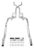 Pypes Performance exhaust 66-74 Mopar B-Body Crossmember Back Exhaust SMB13S