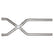 Pypes Performance exhaust Universal X-Pipe 3in XVA13