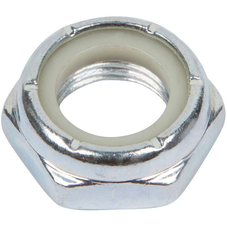 CVF Racing zinc plated nylon lock center nut for Saginaw P series power steering pump, SAGINAW-NUT
