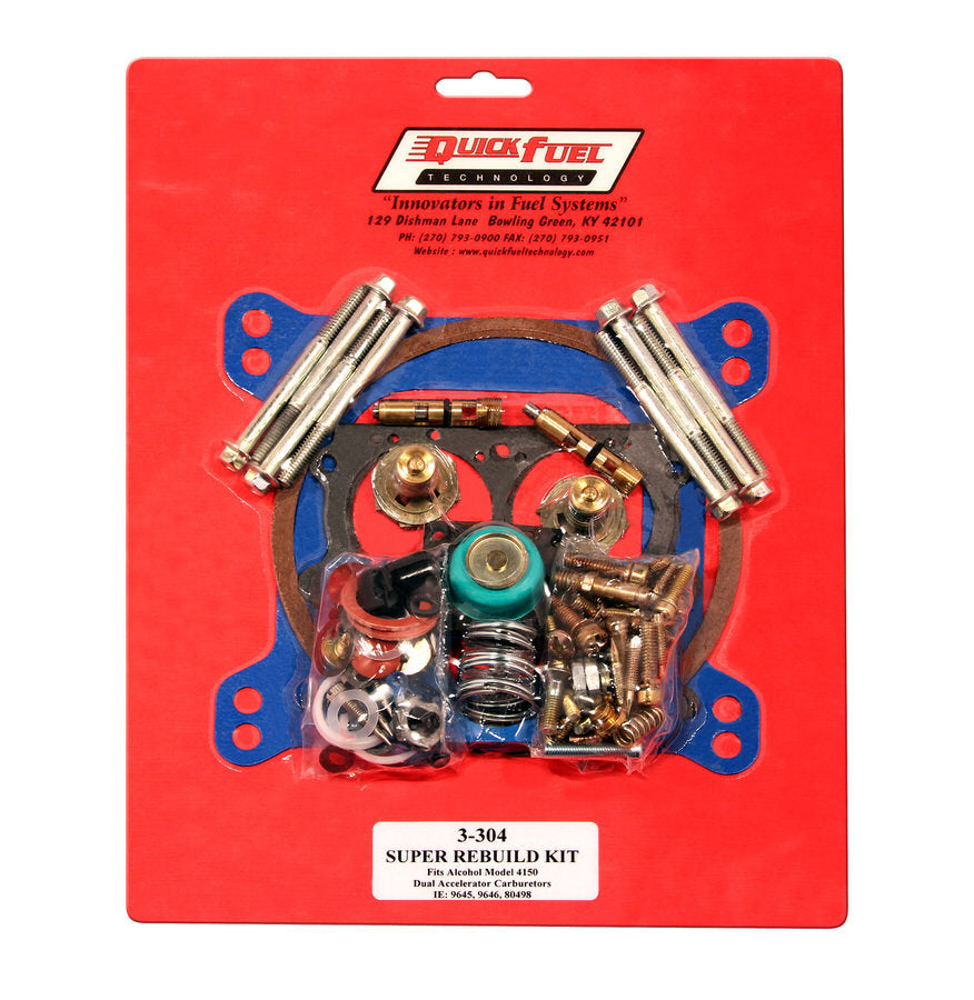 Super Non-Stick Rebuild Kit Alcohol 4150/4150 HP 3-304QFT