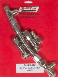 Quick Fuel Technology #8an Bypass Fuel Line Carb Kit 34-8000BPQFT