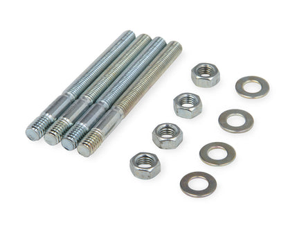 Quick Fuel Carburetor Stud Kit | 3.25" Steel, Zinc Finish | 37-5QFT