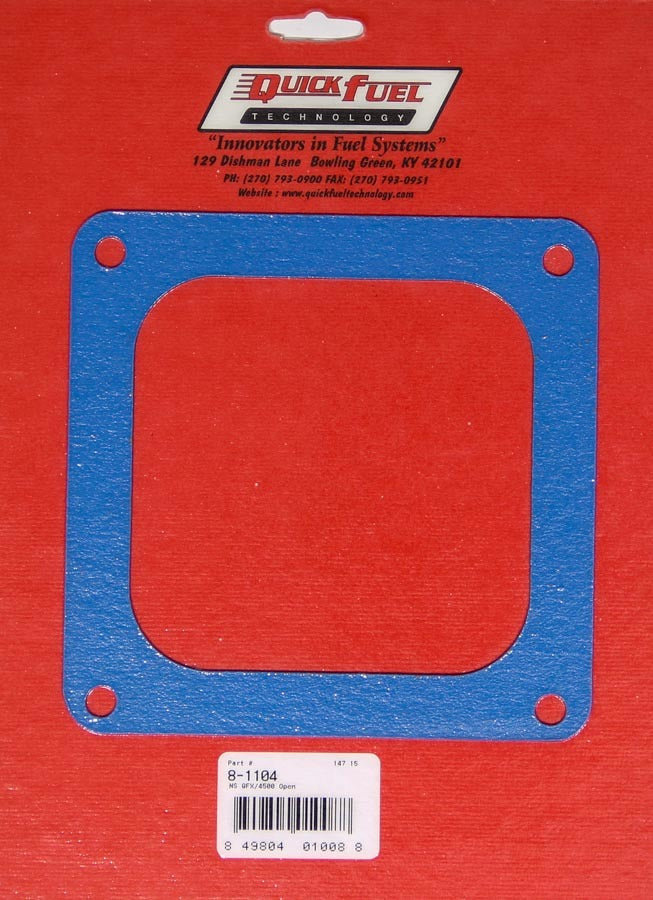 Quick Fuel Technology 4500 Open Flange Gasket - Non-Stick 8-1104QFT