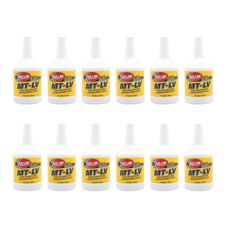 Red Line Oil MT-LV GL-4 Gear Oil Case 12 x 1 Quart 50604