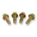Transmission Bolt Kit Ford and Mopar 7/16 14 x 1 1/4 inch Grade 8 hex flange head hex bolts with thread locker Set of 4 Quick Time
