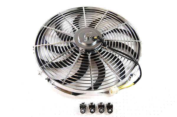 Racing Power Company 16In Electric Fan Curved Blades R1207