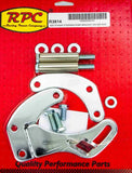Racing Power Company SBC Saginaw Power Steer Bracket Swp Chrome R3814