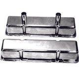 Racing Power Company Polished Alum SB Chevy Circle Track Valve Cover R6140