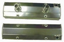 Load image into Gallery viewer, Racing Power Company Fabricated SB Chevy Circ le Track Valve Covers Pr R6240