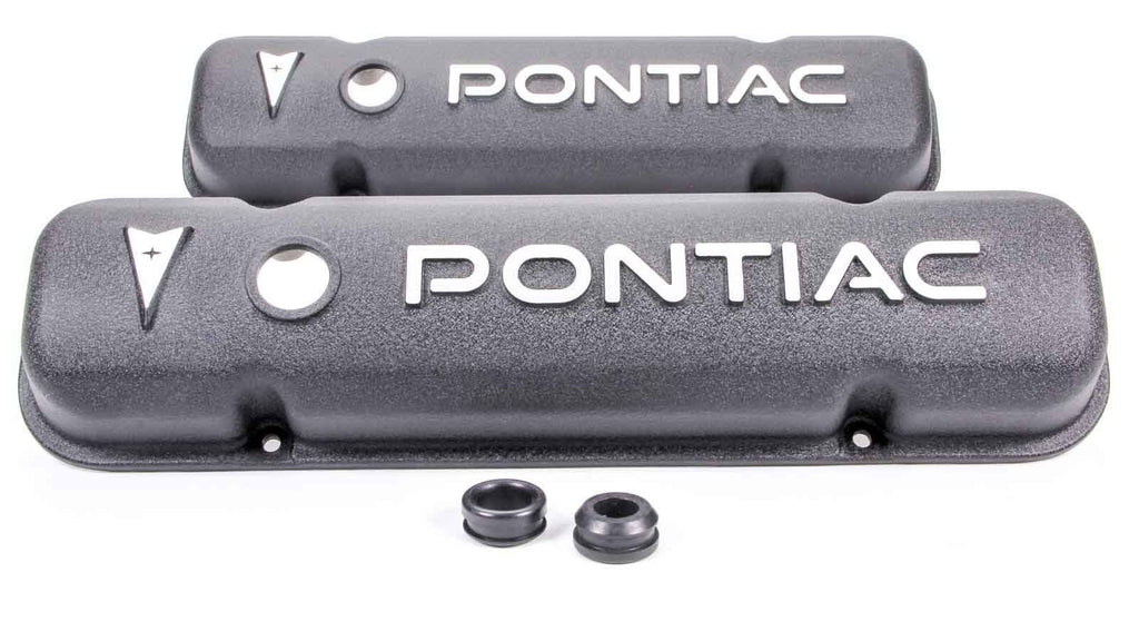 Racing Power Company Pontiac Alum V/C Black w/Pontiac Logo R6520