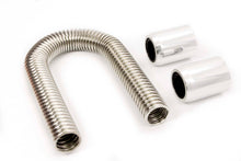 Load image into Gallery viewer, Racing Power Company 12in Stainless Hose Kit w/Polished  Ends R7301