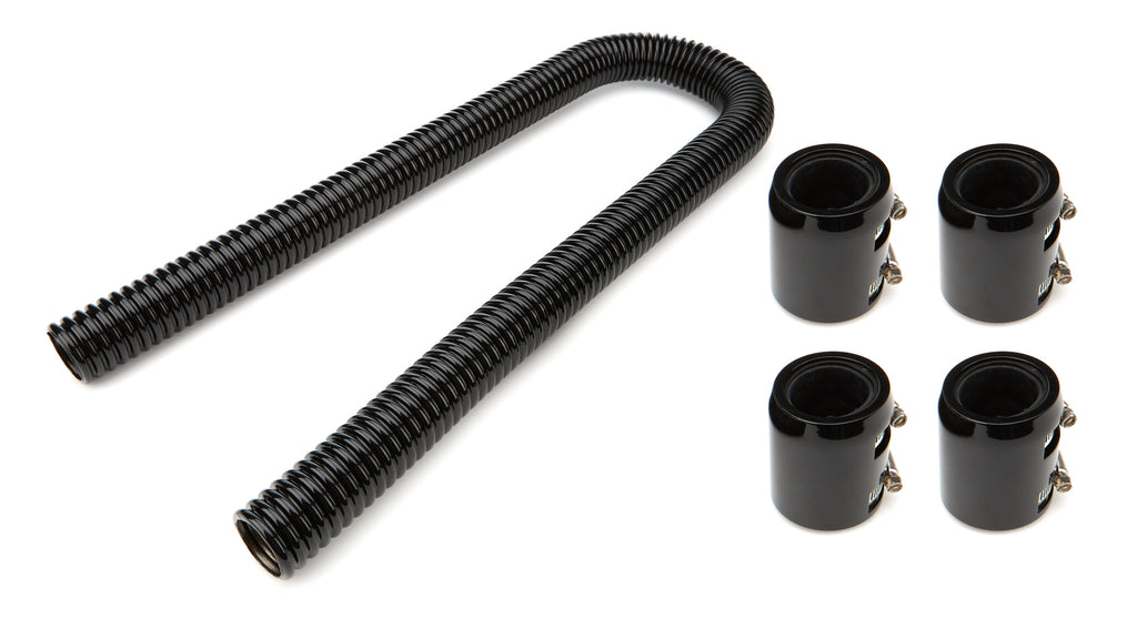 Racing Power Company Black 48in Stainless Radiator Hose Kit R7310BK