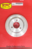 Racing Power Company BBC 3 Goove Crank Pulley Long W/P Satin R8845