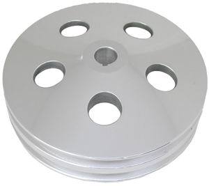 Racing Power Company Polished Aluminum GM 2V Power Steering Pulley R8847POL