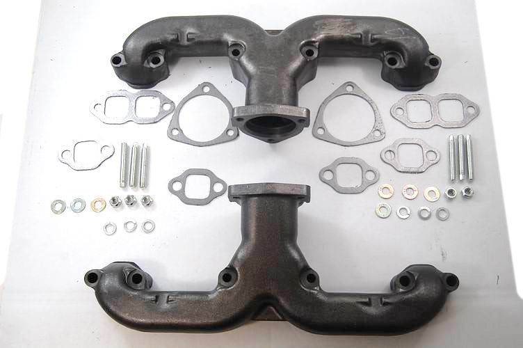 Racing Power Company 1955-57 GM Cast Iron Ram Horn Exhaust Manifold R900