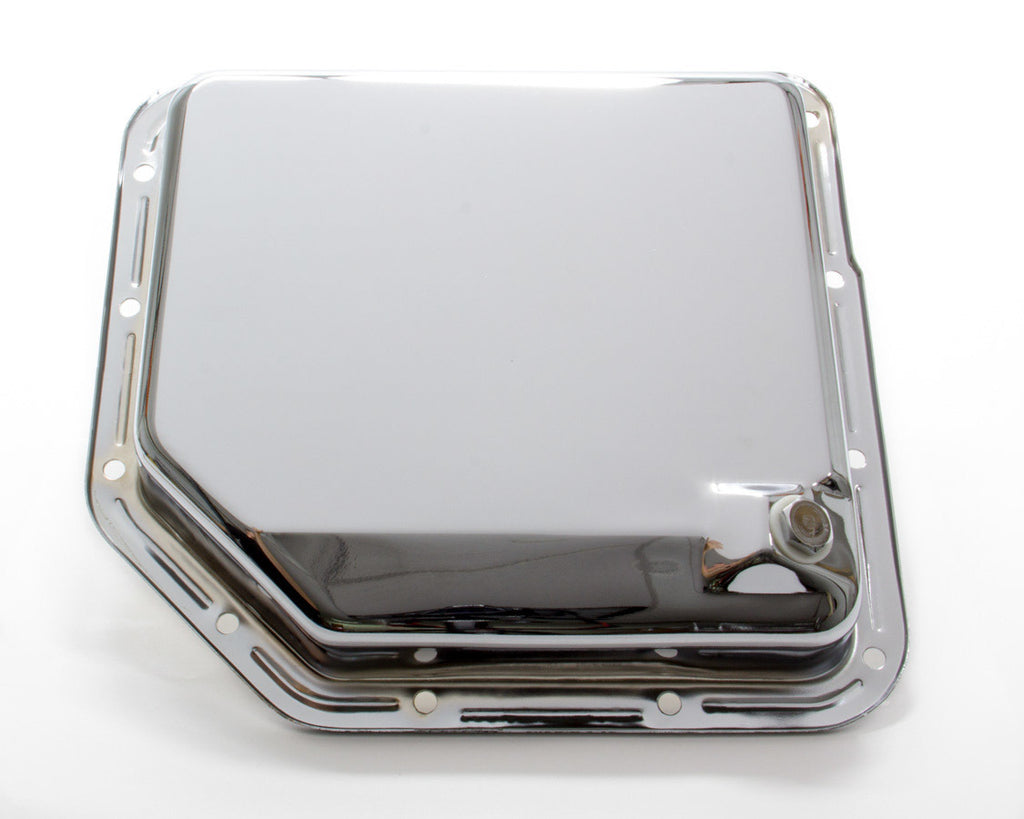 Racing Power Company TH350 Trans Pan Chrome Steel Plain R9074