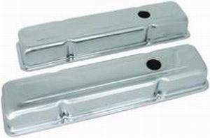 Racing Power Company SB Chevy 283-350 Short Valve Cover Pair R9216