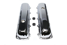 Load image into Gallery viewer, Racing Power Company Chrome Steel Oldsmobile Short Valve Cover Pair R9391