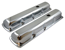 Load image into Gallery viewer, Racing Power Company Chrome Steel Oldsmobile Tall Valve Cover Pair R9395