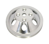 Racing Power Company Pol Alum SBC Single Gro ove Pulley R9482POL