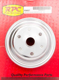 Racing Power Company Chrome Steel Crankshaft Pulley 2Groove Long WP R9607