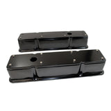 Racing Power Company SBC Valve Covers Tall 2 Piece Black R9769BK