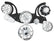 CVF Racing Big Block Chevy Wraptor to Reaper pulley upgrade kit, part number 454RP-PUL