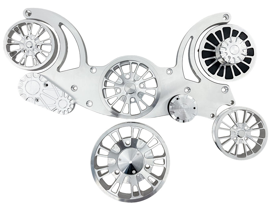 CVF Racing Big Block Chevy Wraptor to Reaper pulley upgrade kit, part number 454RP-PUL