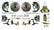 Right Stuff Detailing 67-69 GM F Body Booster Power Disc Brake Kit AFXDC02C