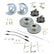 Right Stuff Detailing Disc Brake Conversion Rear w/Parking Brake AFXDS05