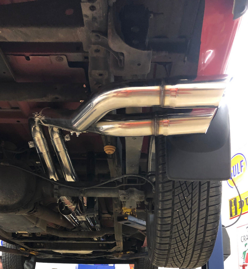 Speed Engineering Silverado & Sierra True Dual Exhaust System 1999-2019 (SINGLE CAB) "REAR EXIT" 25-1006-4 ETA 12/30/24