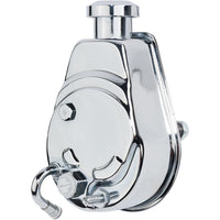 CVF Racing triple plated chrome Saginaw power steering pump with 5/8 in. keyway shaft, SAGINAW-PUMP-KEY