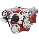 CVF Racing 350-WRAPTOR-EWP Wraptor All-Inclusive Serpentine System with Electric Water Pump, Polished or C3