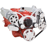 CVF Racing 350-WRAPTOR-EWP Wraptor All-Inclusive Serpentine System with Electric Water Pump, Polished or C3