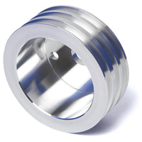 CVF Racing SBCL3CR Billet Crankshaft Pulley, Polished