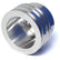 CVF Racing Polished 3-groove billet crankshaft pulley for Ford 289/302/351W small block, 3-bolt damper, SBFE3CR