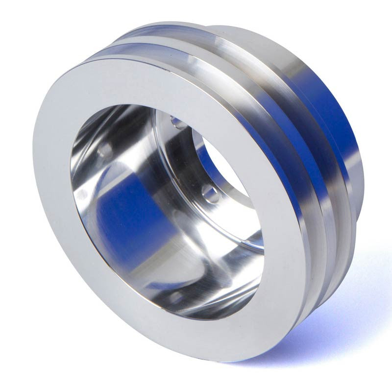 CVF Racing polished billet V-belt pulley kit for Chrysler small block 273/318/340, SCRE2KIT